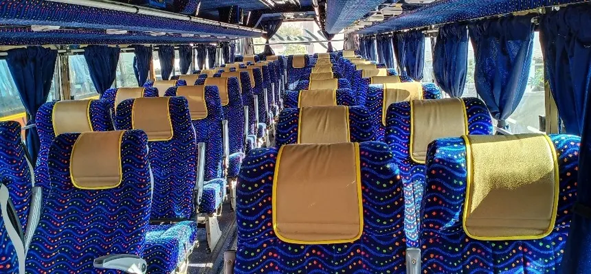 Luxury coach interior