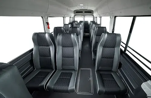 Tempo traveller interior